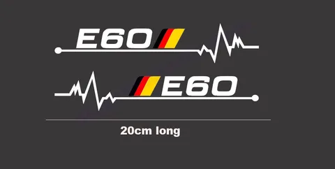 Наклейка на кузов автомобиля для bmw E30 E34 E36 E39 E46 E60 E87 E90, 2 шт., автомобильные аксессуары