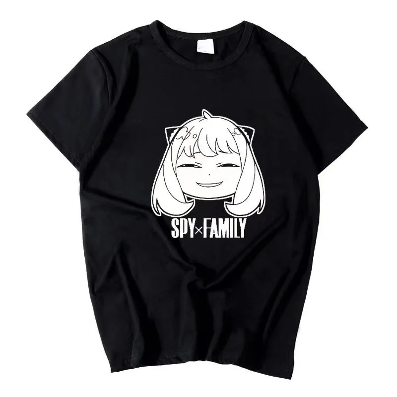 Купи Japanese Anime Women T-Shirt Spy x Family Short Sleeve t-shirt Female Clothes Anime Tops Harajuku Streetwear за 239 рублей в магазине AliExpress