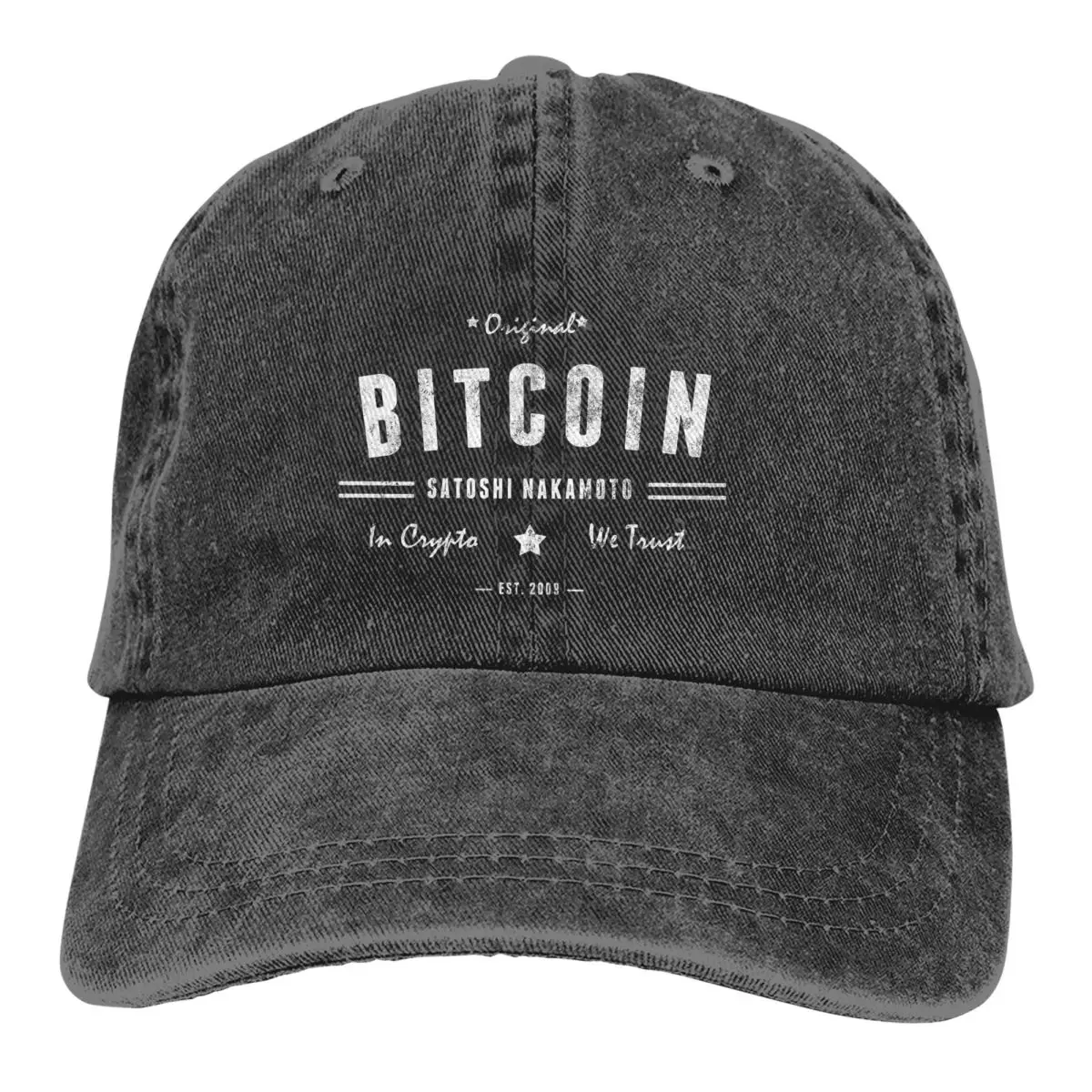 

Bitcoin Cryptocurrency Miners Multicolor Hat Peaked Women's Cap Original Satoshi BTC Crypto Personalized Visor Protection Hats