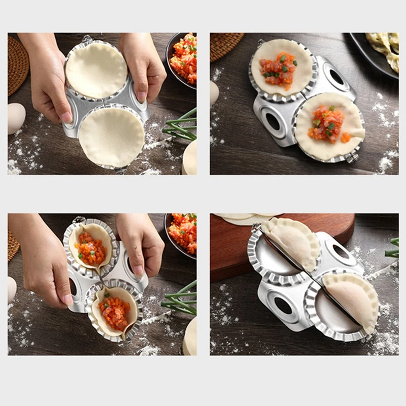 Форма для вареников из нержавеющей стали устройство с двумя головками бытовой