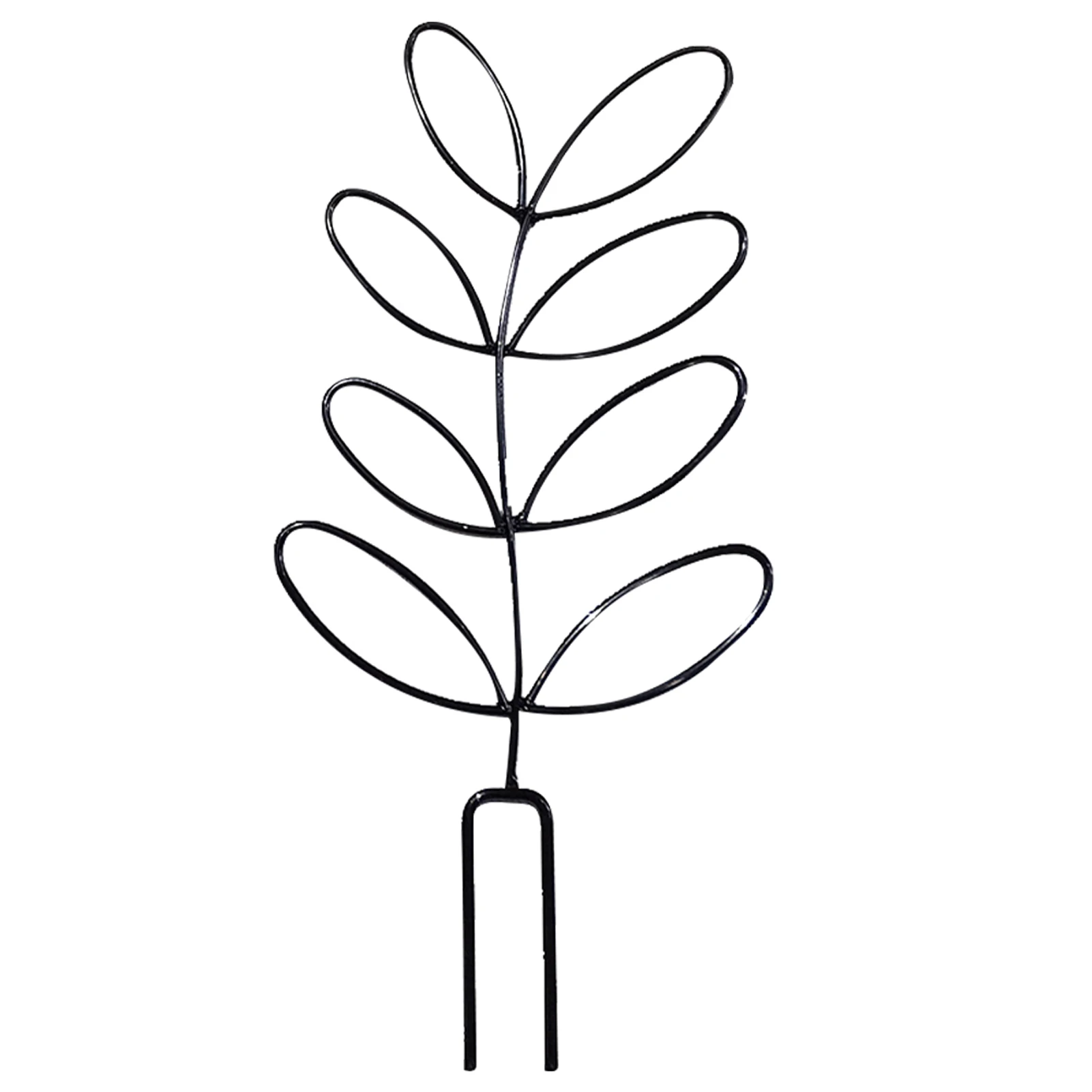 

Iron Display Plant Trellis For Climbing Plants Leaf Shape Indoor Outdoor Bracket Garden Decoration Flower Potted Easy Install
