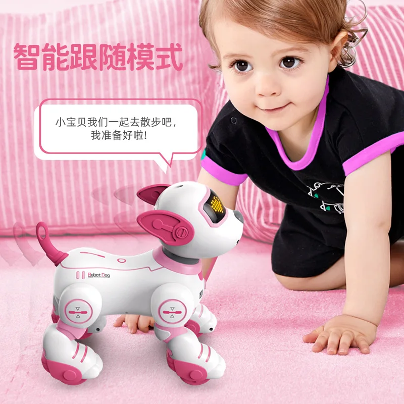 Voice Dialogue Stunt Electric Induction Programming Robotic Pet Robot Intelligent Robot Robot Dog Toys For Children Kids enlarge