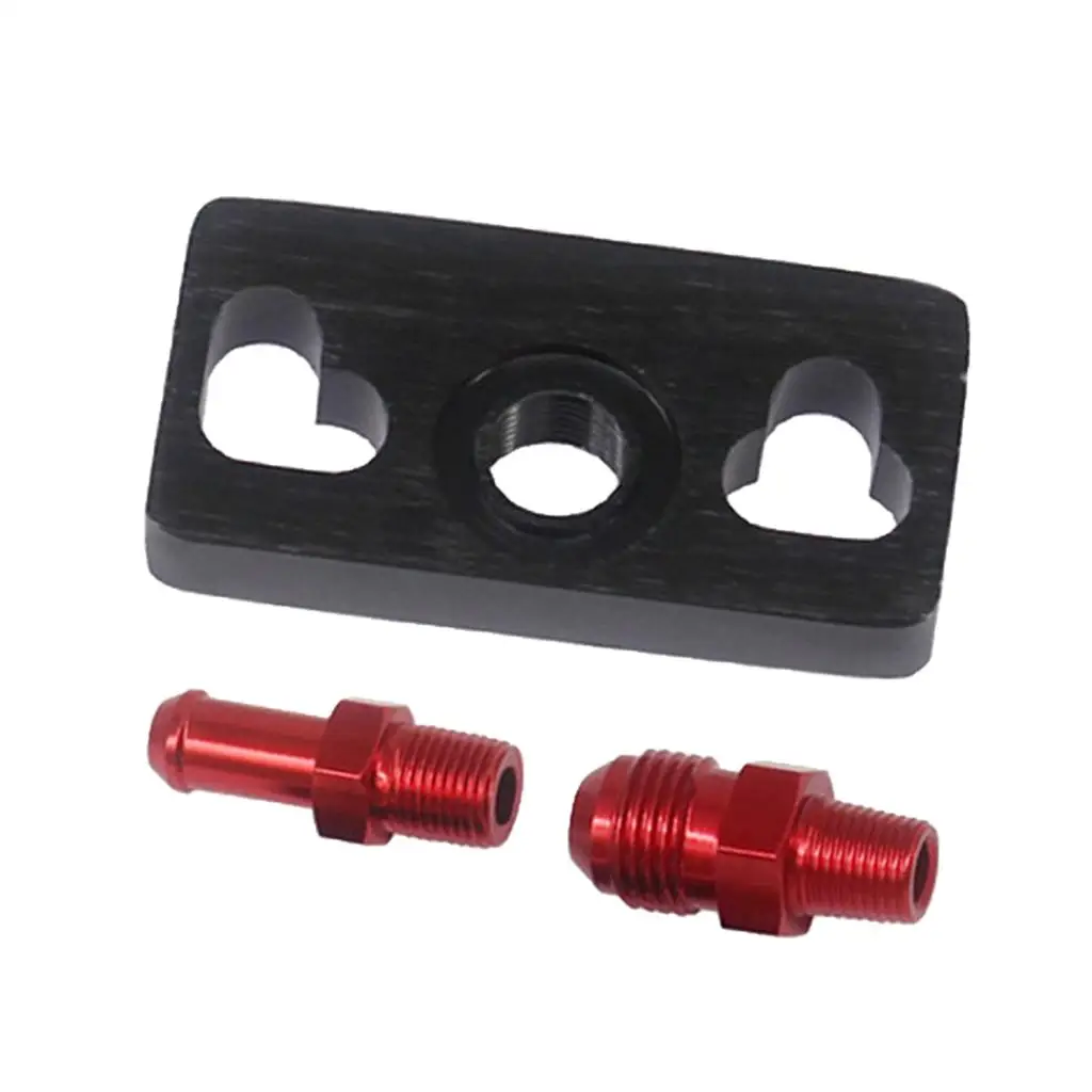 

Adapter for fuel distributor regulator for with fittings