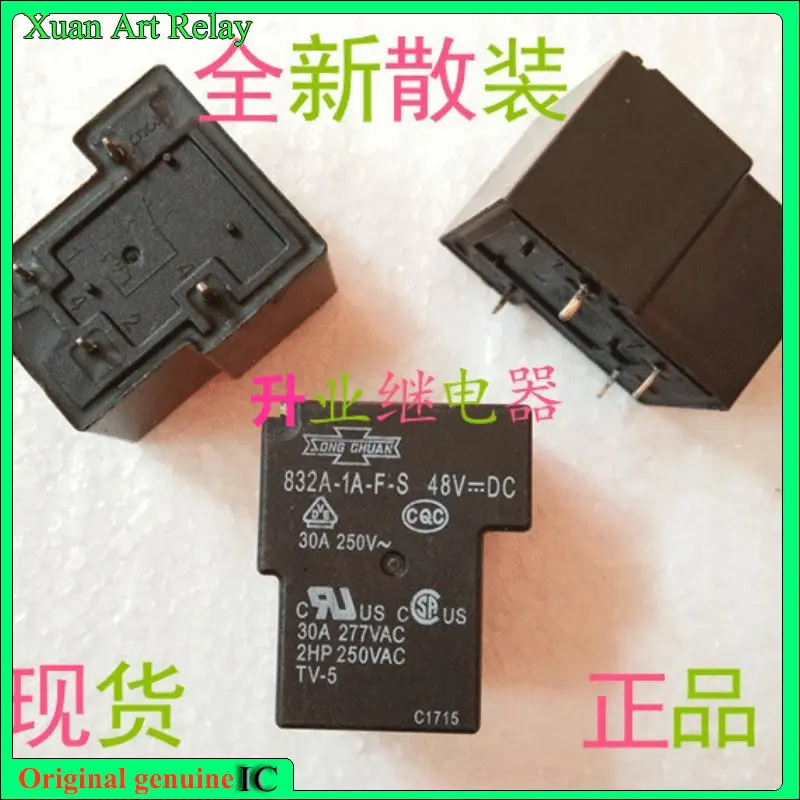 

1pcs/lot 100% original genuine relay:Brand new relay 832A-1A-F-S 48VDC 4pins