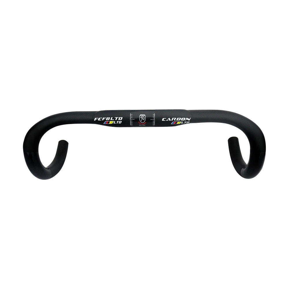 

FCFB 3K matte carbon road handlebar Road Bike Handlebars Drop Bar Handle Bar 380/400/420/440/460mm Bicycle Handlebars