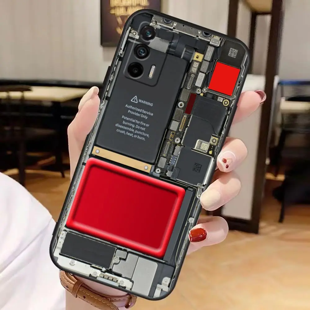 Чехол для OPPO Realme GT 2 Pro Master NARZO 50 50I 50A 5G C35 C33 C31 C30 C30S C21 C21Y C20 C15 C12 C11 чехол Cool Circuit Board