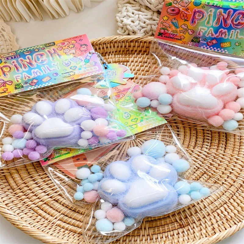 НОВАЯ игрушка-непоседа мини-мягкие игрушки кавайная плюшевая кошачья лапа