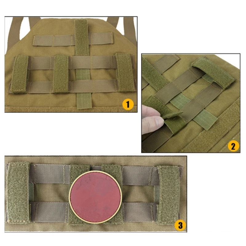 Полоски Molles для прикрепления идентификационных патчей. отображения значков.