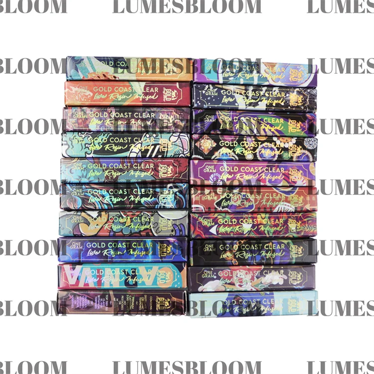 Подарочная витрина, пустой золотой мишка, 1 мл, коробка для хранения картриджей Zkkitlez Ape 510, бумажная коробка с резьбовым баком, упаковка по индивидуальному заказу