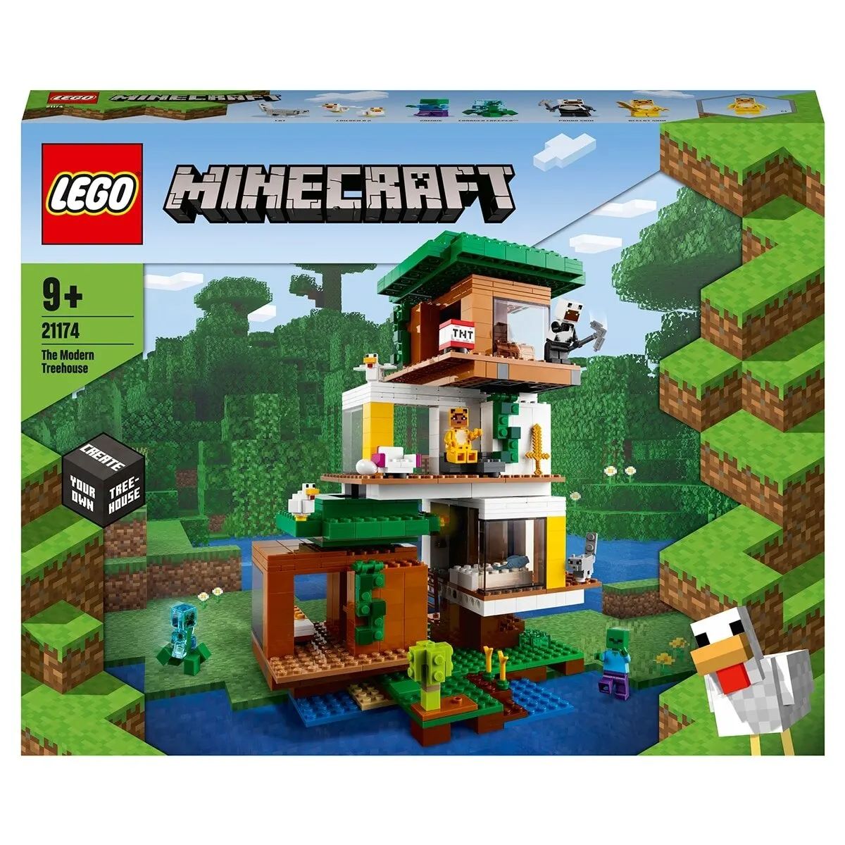 Конструктор LEGO Minecraft 21174 Современный домик на дереве