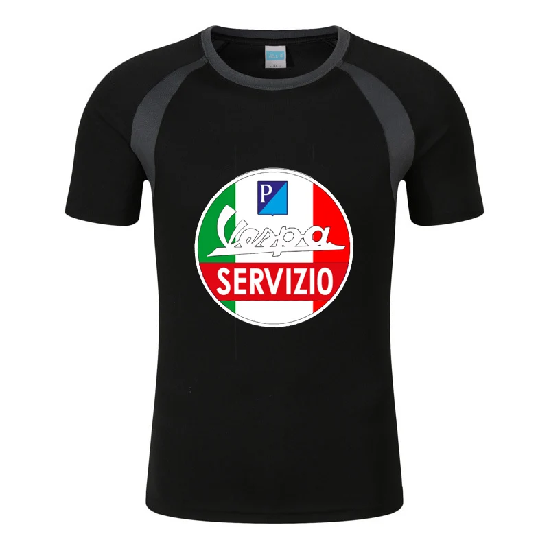 

Мужская хлопковая футболка с коротким рукавом, с принтом Vespa, в стиле Харадзюку, удобная футболка для отдыха, 2022