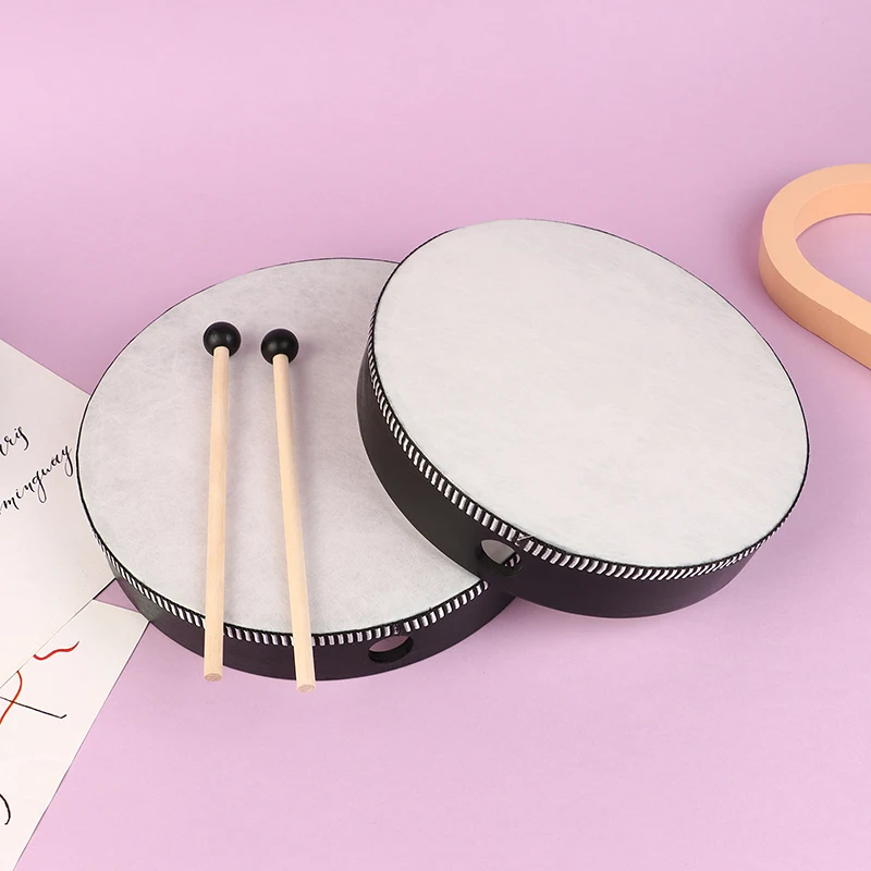 1 шт. 4/6/7/8/9/10 дюймов барабаны с деревянной рамой ручной барабан набором барабанных