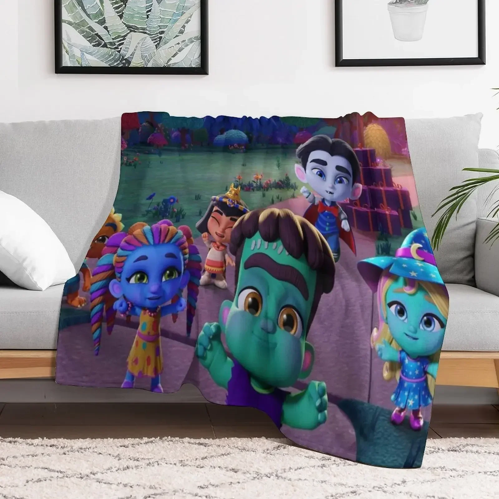 Забавный супер мини-подарок монстреров для фанатов подарок монстре детей плед