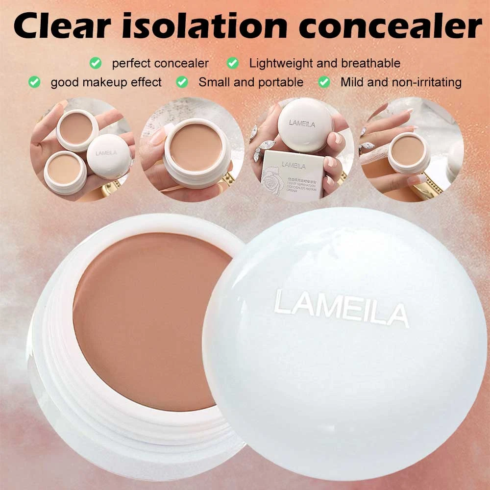 

1Pcs Full Coverage Concealer Foundation Cream Ultra Long Lasting Waterproof Oil-control Smoothing Face Makeup Concealer