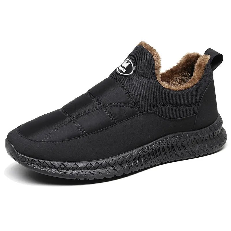 

Men Casual Shoes Winter Brand Man Plush Cotton Shoes New Light Breathable Comfortable Flat Men Shoes Plus Size 39-44