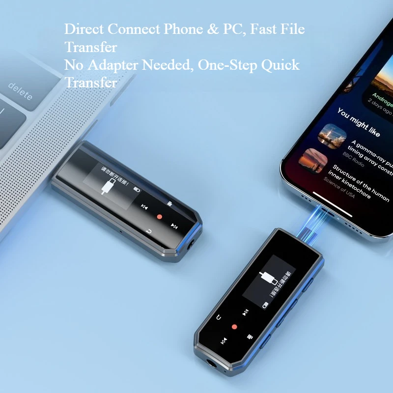 Фото Портативный MP3-плеер Ruizu X80 с Bluetooth, 64 ГБ, с креплением на пояс, записью в одно касание и функцией повтора (AB Repeater) №2