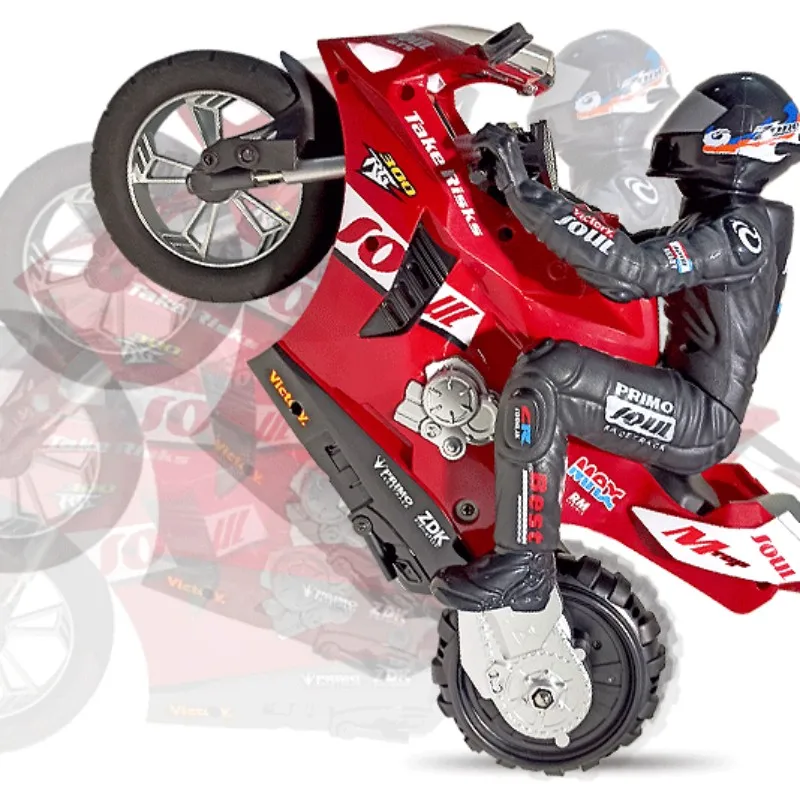 

Hot Sale Self balanced Motorcycle High Speed Drift Rotating Stunt Stand Multi gear Large Electric Remote Control Vehicle