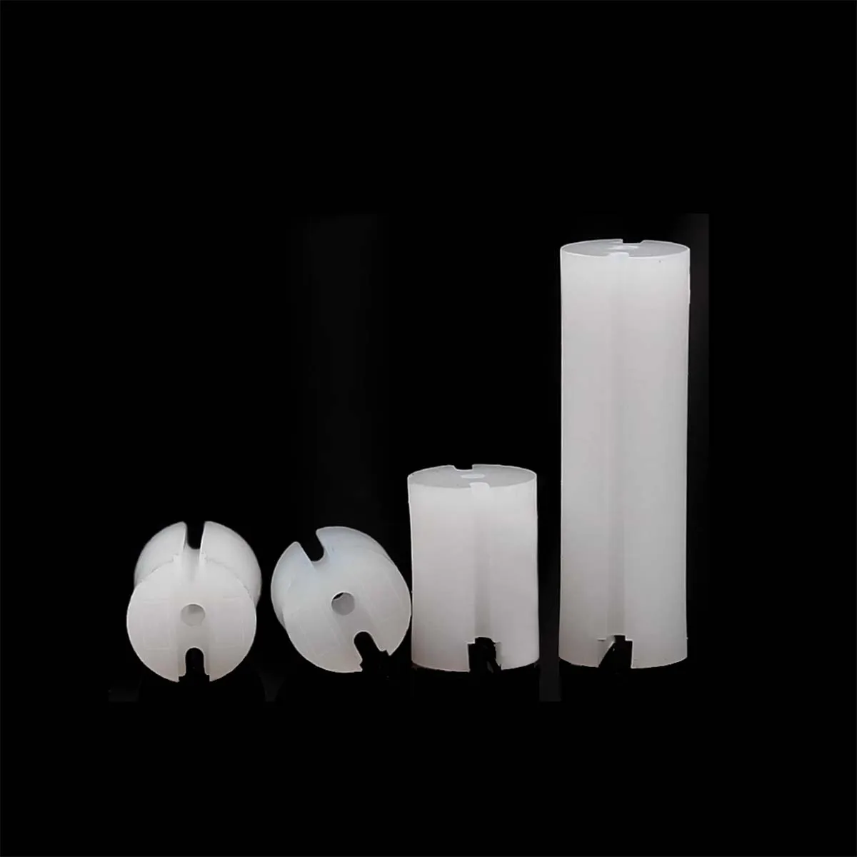 Черно-Белая нейлоновая пластиковая светодиодная Диодная подставка с тремя