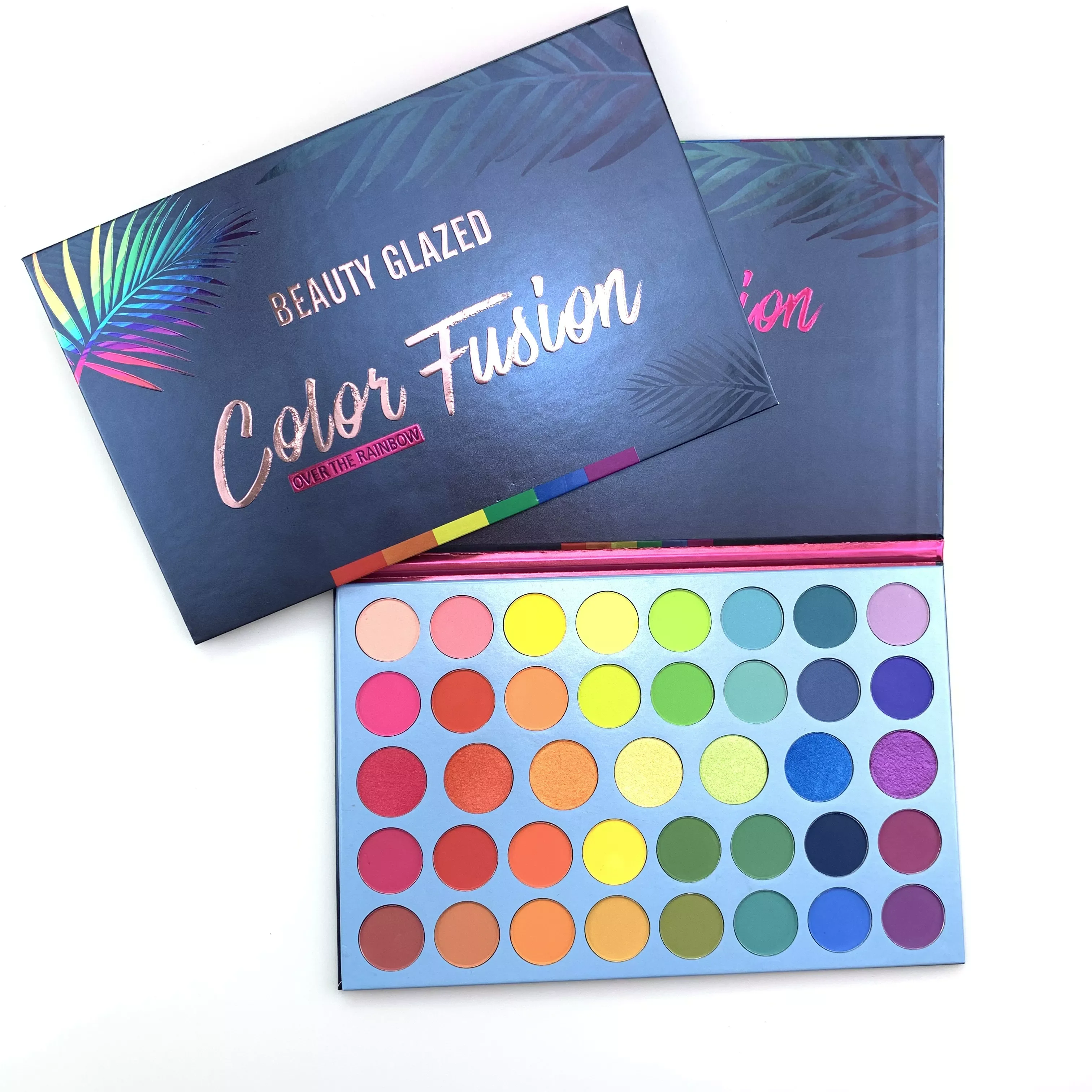 

NEW2023 39 Colors Glitter Matte Eyeshadow Palette Fluorescent Rainbow Disk Highlight Eyeshadow Palette maquillage TSLM2