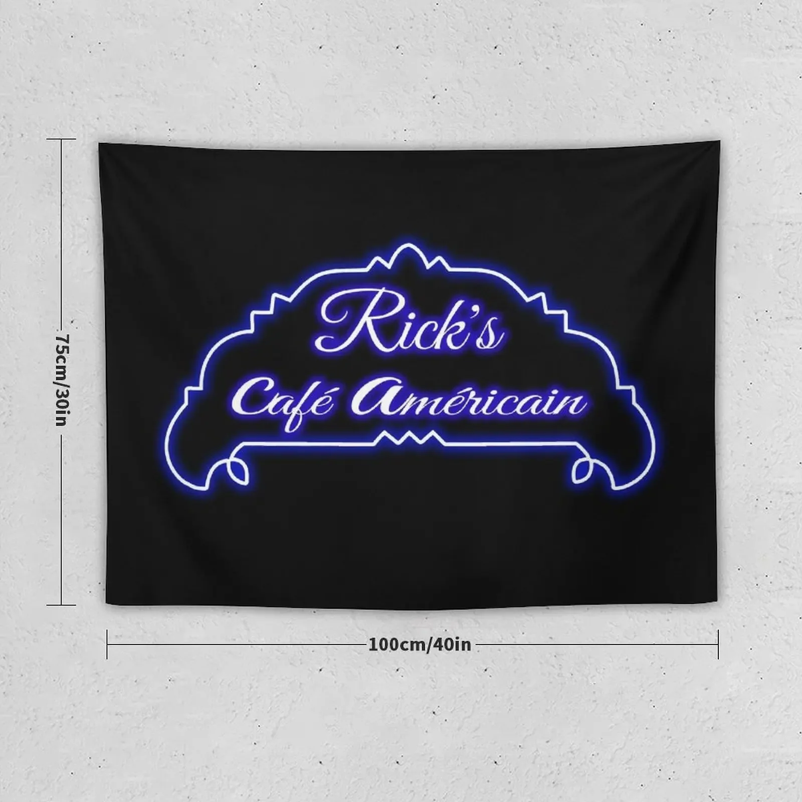 Ricks Cafe Americain неоновая вывеска гобелен украшения для дома и комфортный декор
