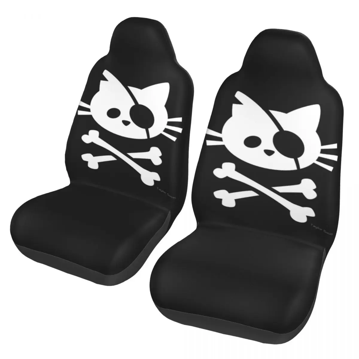 

Универсальные водонепроницаемые чехлы для автомобильных сидений, чехлы для jeep с черепом и черепом пиратской кошки, охоты, рыбалки, Легкая разборка, чистка