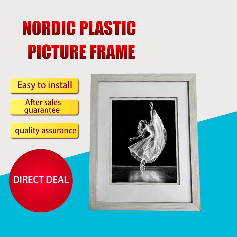 

photo frame GLE-WHT-11x14-2P-6316 Painting Quadro Indoor Poster Hanger Embroidery Wall Photo Frame Room Decoration