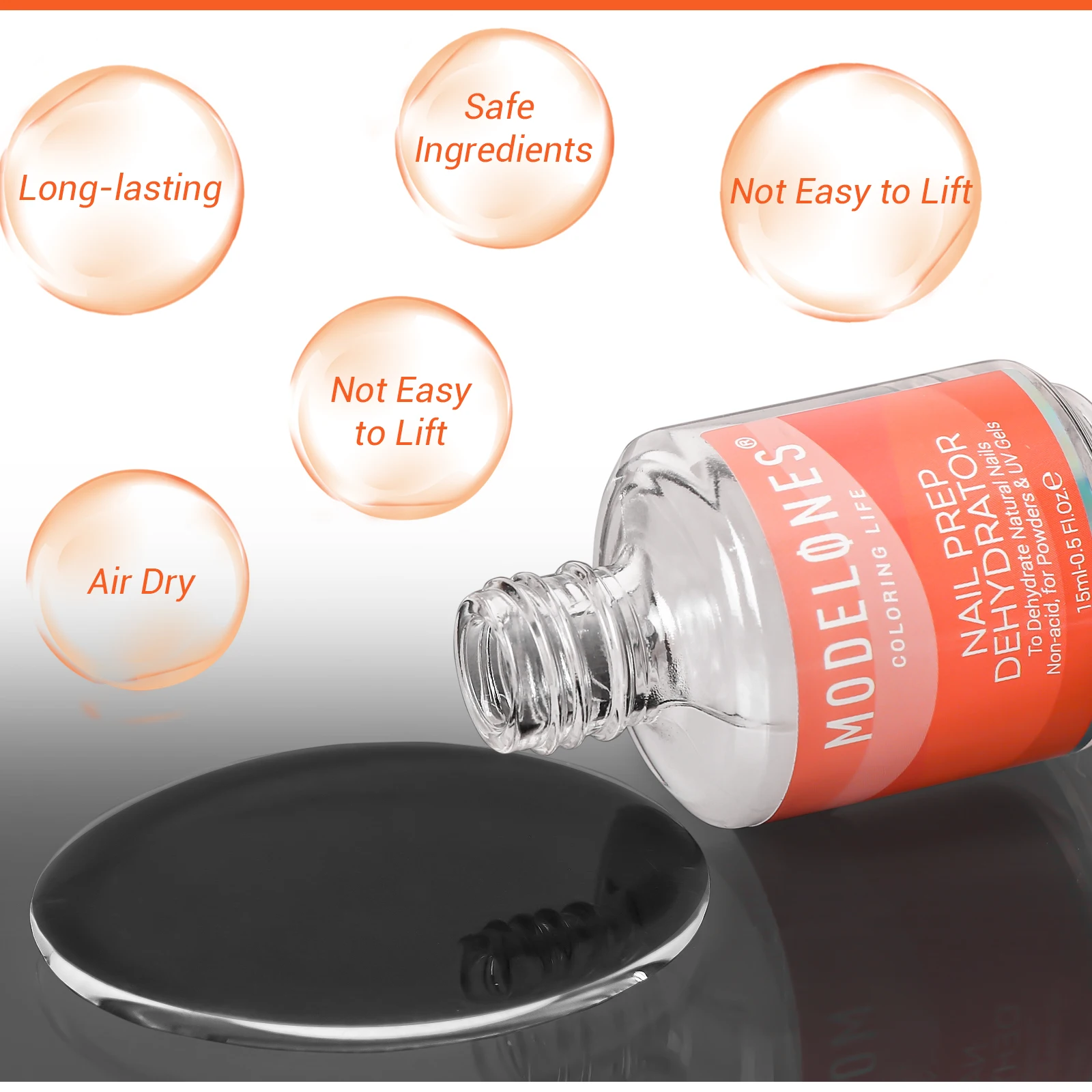 Modelones 2 шт./коркоркоркор. Prep Step Nail Dehydrate набор праймеров 15 мл быстросохнущее