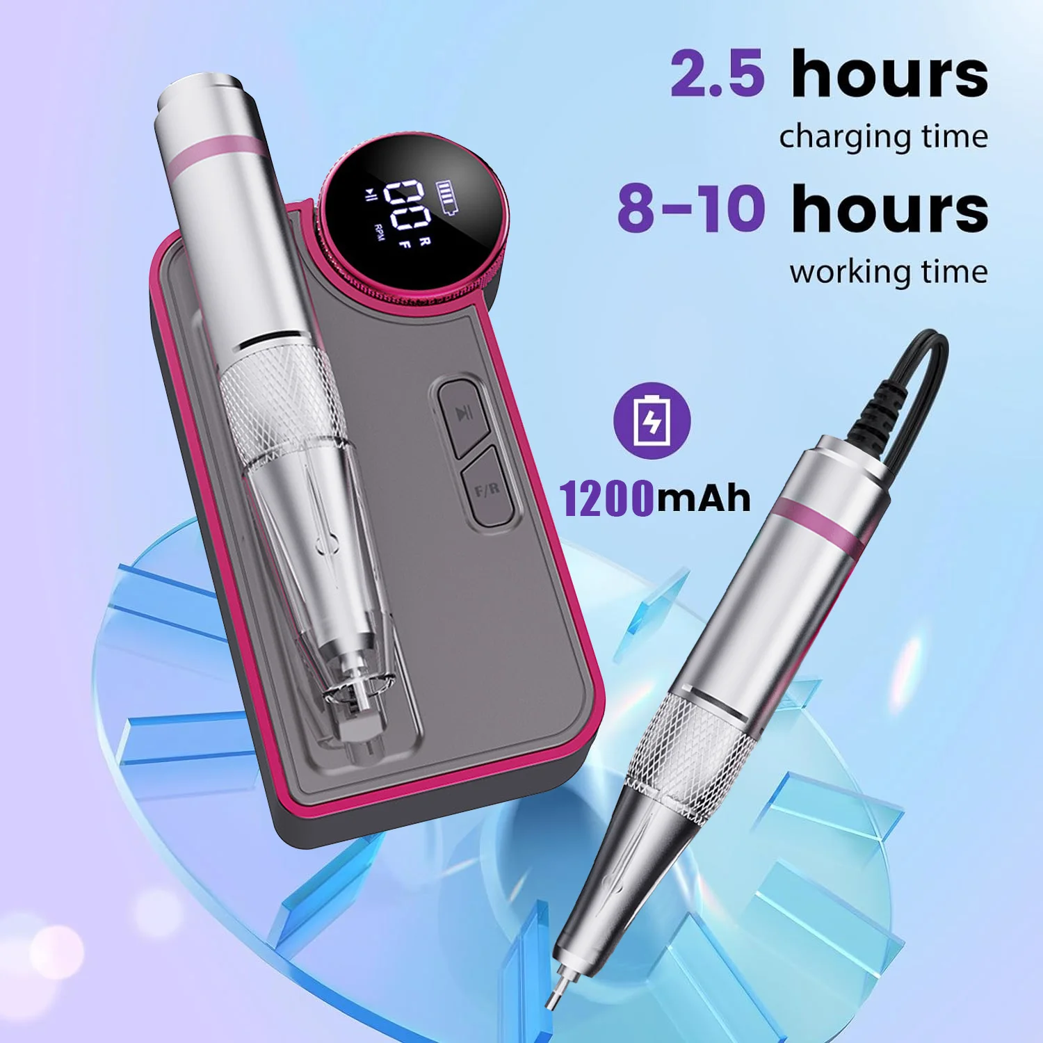 Профессиональная электрическая маникюрная дрель DianaBeauty из нержавеющей стали