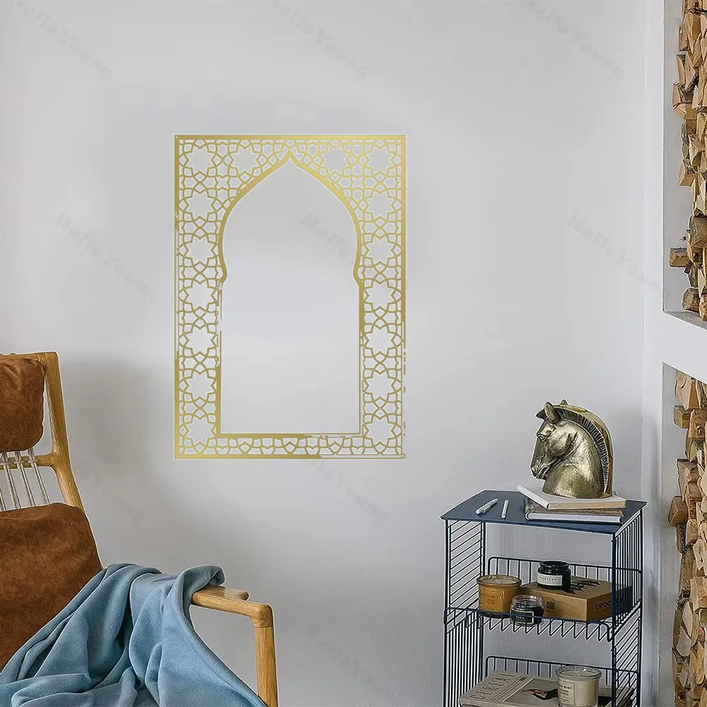 1 шт. Привлекательное исламское настенное искусство: металлический шедевр