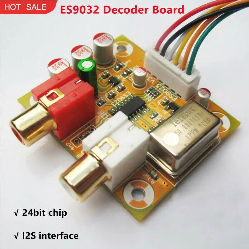

ES9032 DAC Decoder Board I2S DAC 192KHZ Synchronous/Asynchronous