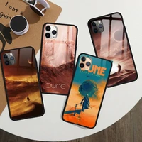 movie dune phone case tempered glass for iphone 11 12 13 pro max mini 6 7 8 plus x xs xr