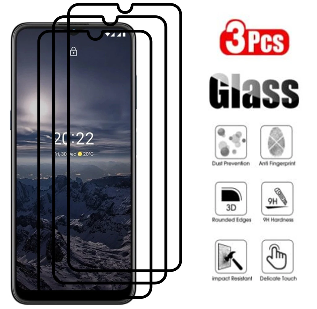 

Full Cover Protective Glass For Nokia G11 G21 C10 C20 G300 G50 C30 G10 G20 1.3 2.3 5.3 Tempered Glass Screen Protector Film
