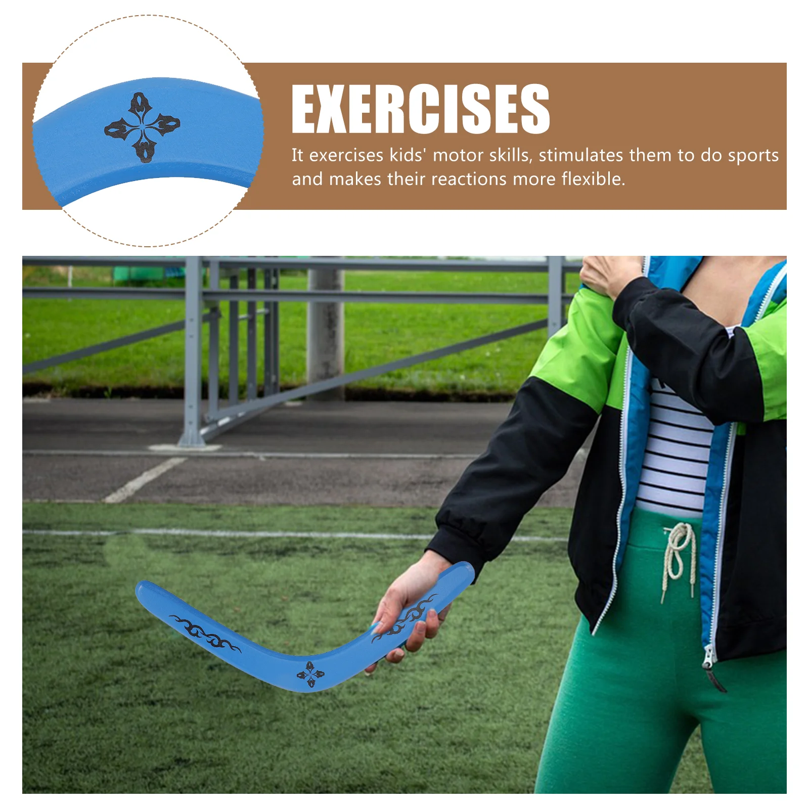 Детские деревянные спортивные летающие уличные детские бумеранги НЛО для отдыха