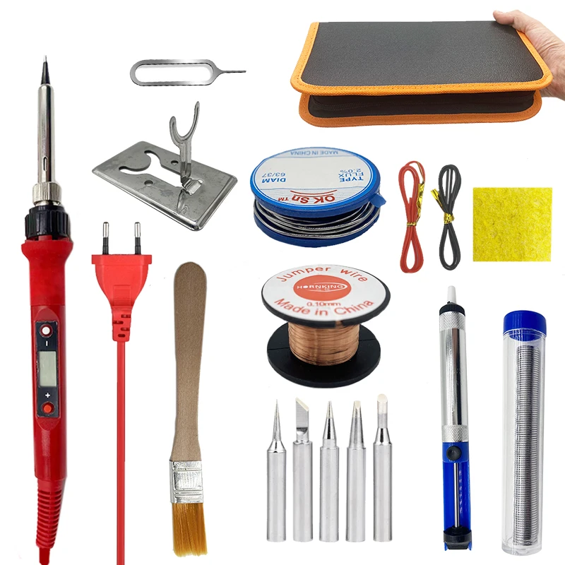 

Temperature Soldering Mini Station Hot Iron Repair Rework Heat Electric Adjustable Welding Iron Tools Pencil Solder Handle