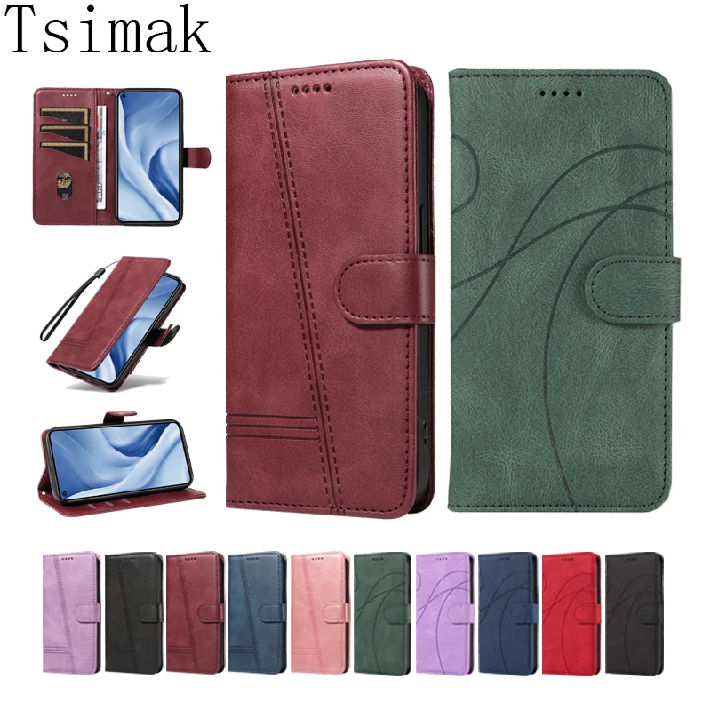 Кожаный чехол для Samsung Galaxy S10 S20 FE S21 S22 Plus S23 Ultra Note 20 10 Lite S10E откидной Чехол-Кошелек с