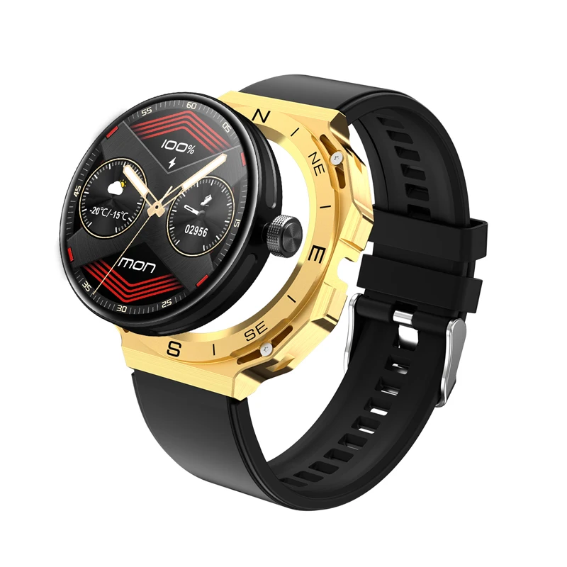 

SK22 NFC Luxury Smart Watch Men ECG Health Monitor Full Screen Sports Bluetooth Call IP68 Waterproof SmartWatch for IOS Android