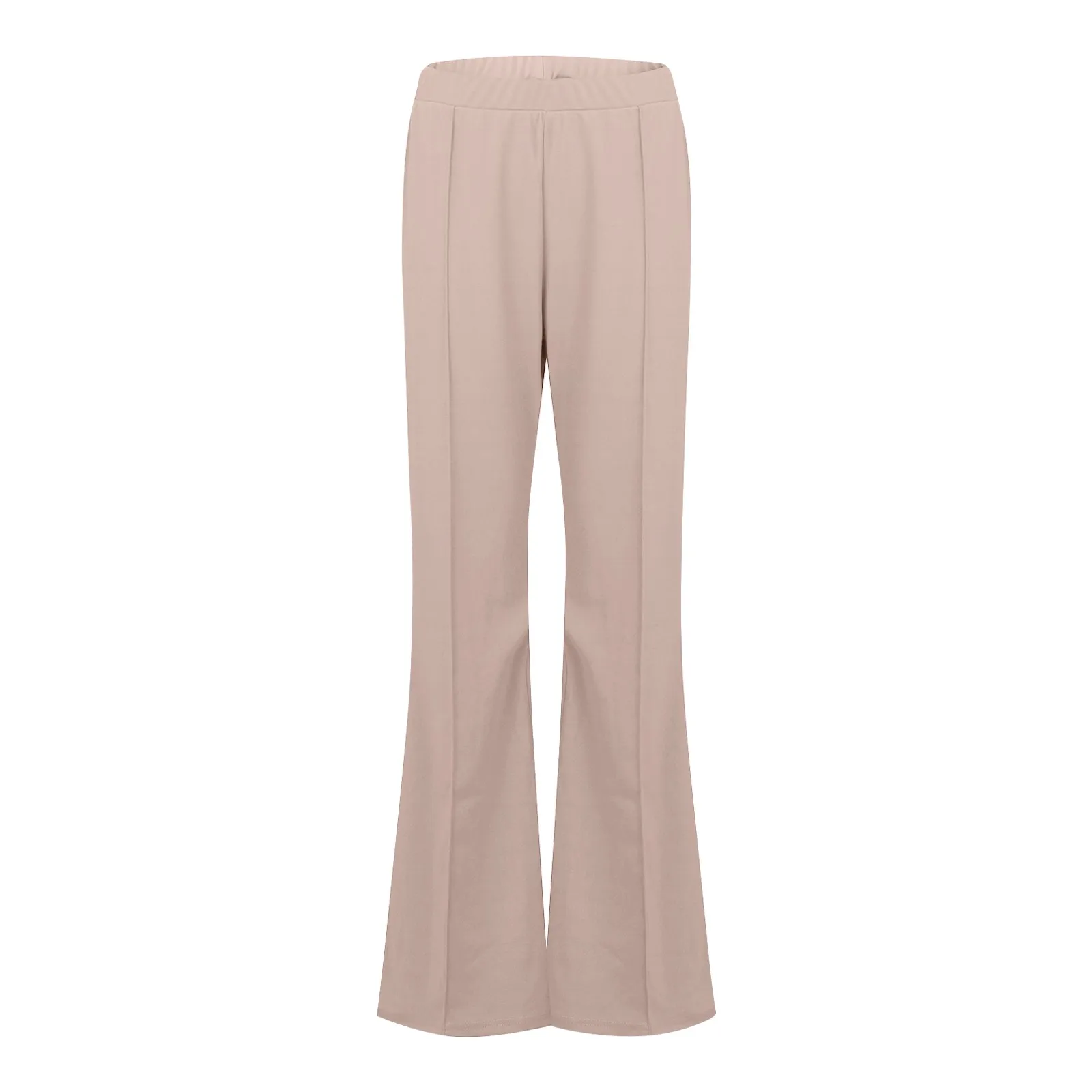 

Брюки женские Мешковатые прямые, элегантные деловые дышащие однотонные штаны с высоким поясом для йоги, уличная одежда, брюки с разрезом