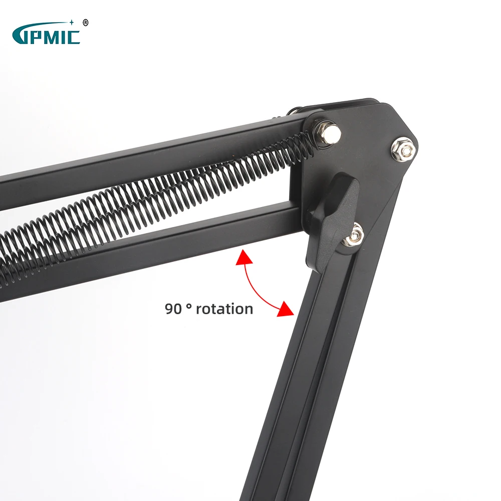 Фото NB-35 desktop microphone lazy cantilever stand 360-degree rotatable metal base stand microphone stand can bear 1.1KG №4