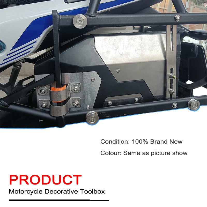 Ящик для инструментов левый боковой кронштейн алюминиевый декоративный ящик 4 2