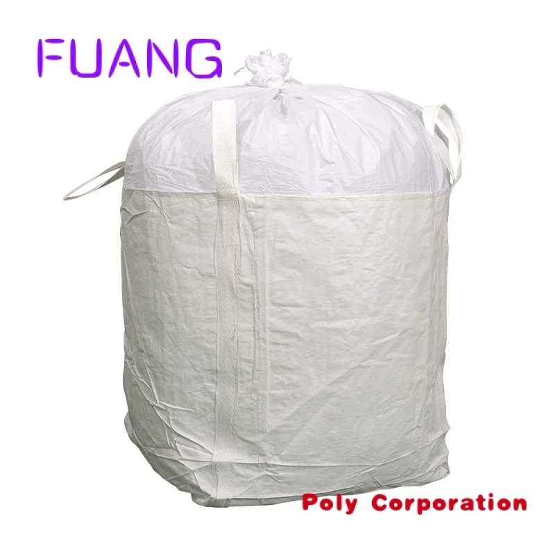 Sacchetto Jumbo Di Plastica Industriale Imballaggio Personalizzato 2000Kg Sfuso Jambo Bag Scaricatore Fibc 2 Ton Bag