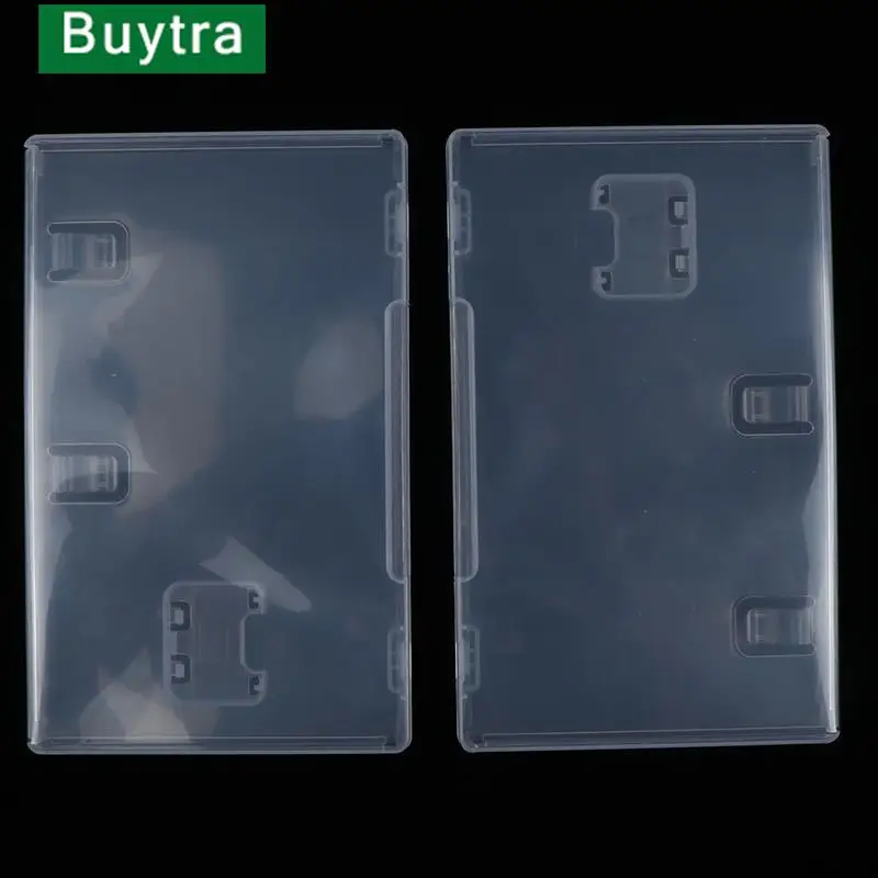 

2pcs For Nintend Switch NS Game Card With Book Holder for Inserted Cover Transparent Box Game Card Cartridge Holder Case Shell
