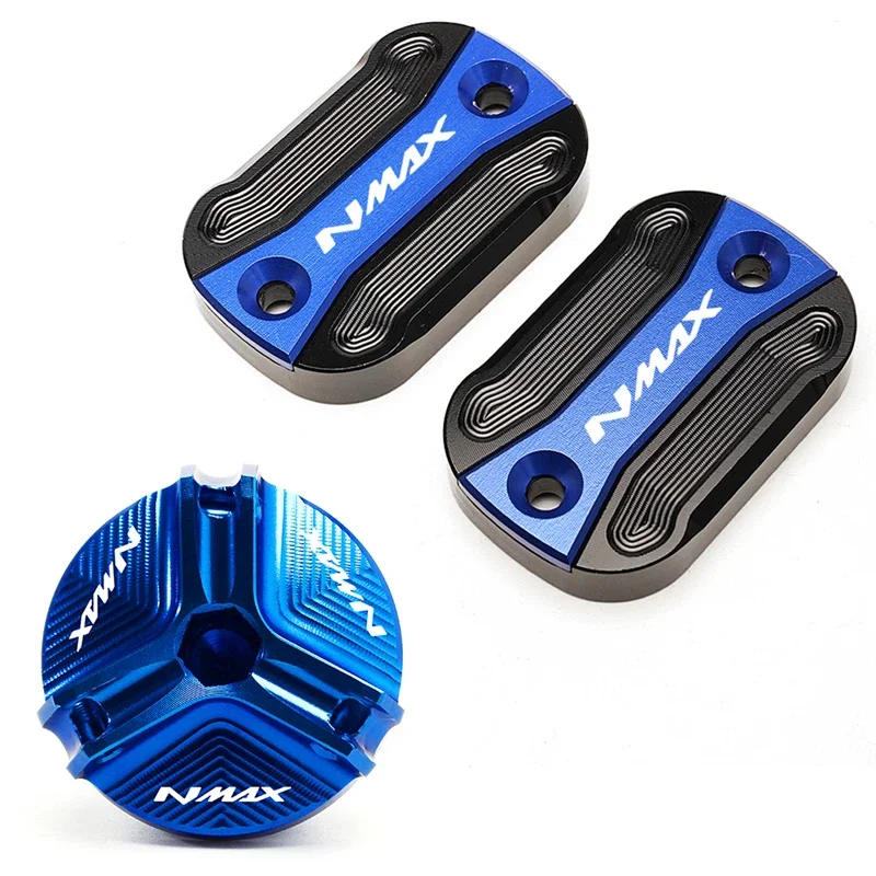 Для YAMAHA NMAX 155 125 2015-2025 Turbo NMAX 125 TECH MAX мотоциклетная передняя крышка бачка тормозной жидкости крышка заливной горловины моторного масла