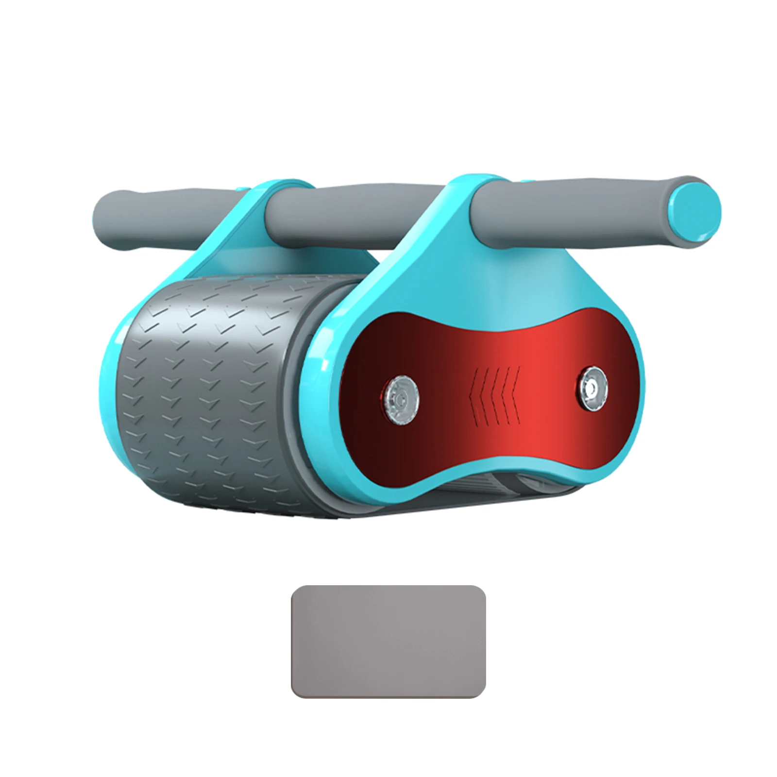 

Ab Roller Fitness Equipment W/ Knee Pad Automatic Rebound Durable Core Workout Gym For Men Abdominal Muscle Scroll Wheel