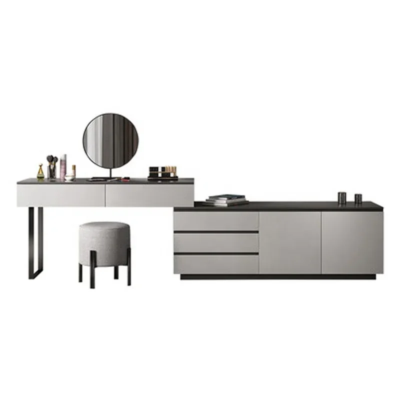 Комод Шкаф для телевизора Универсальный угловой комод со светодиодным зеркалом