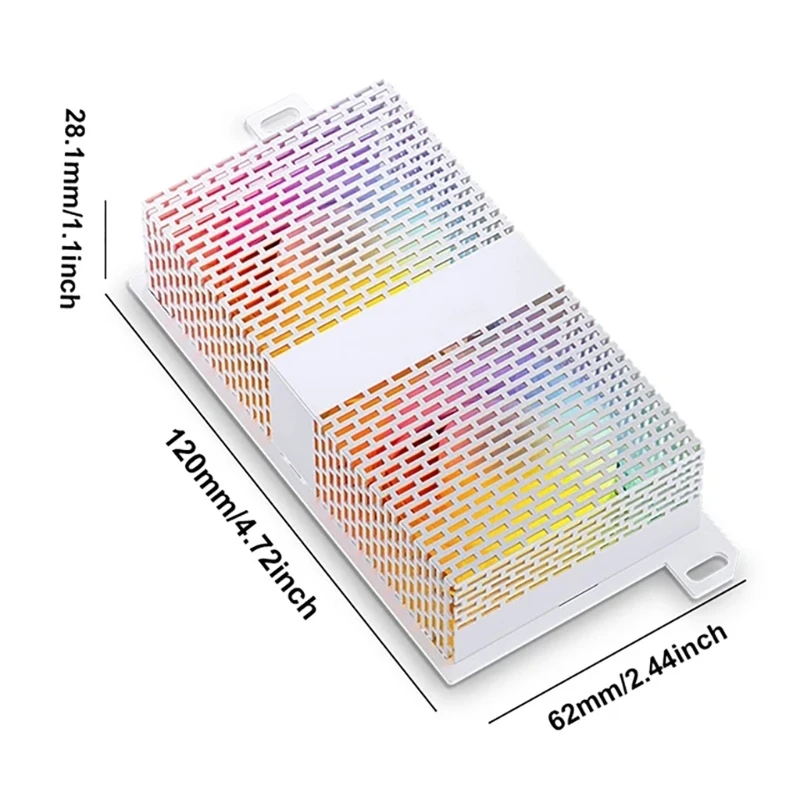 Радиатор памяти NF-2 ARGB с 2 охлаждающими вентиляторами 5020 Радиаторы NF2