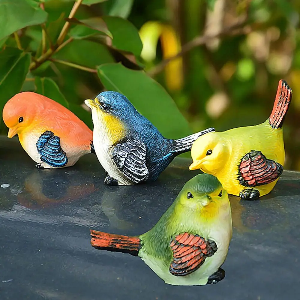 

Statue DIY High Quality Gift Bird Ornaments Law Decoration Garden Figurine Bird Decor Statues For Dollhouse