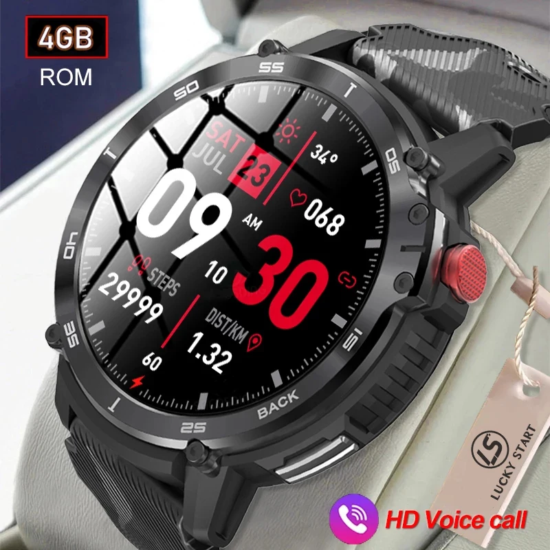 

2023 Nieuwe Muziek Slimme Horloge 4G Rom Tws Oortelefoon Bluetooth Call Sport Horloges Mannen 1.6 Inch Waterdichte Smartwatch Vo