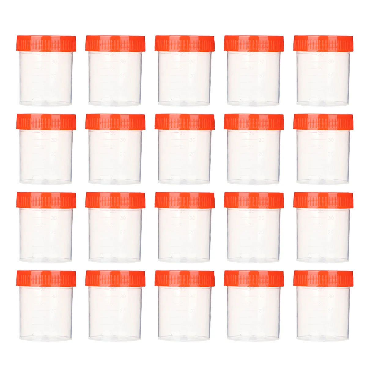 

50 Pcs/1 Liquid Containers Graduated Cylinder Sampling Cup Specimen Sample Urine