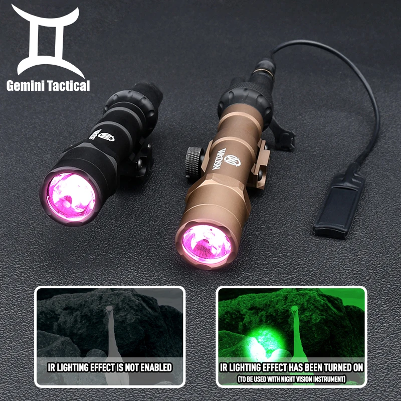 Tactical Airsoft M600 IR Flashlight M600B Weapon Night Vision Sight Light 850nm Wavelength LED For Outdoor Hunting Accessories