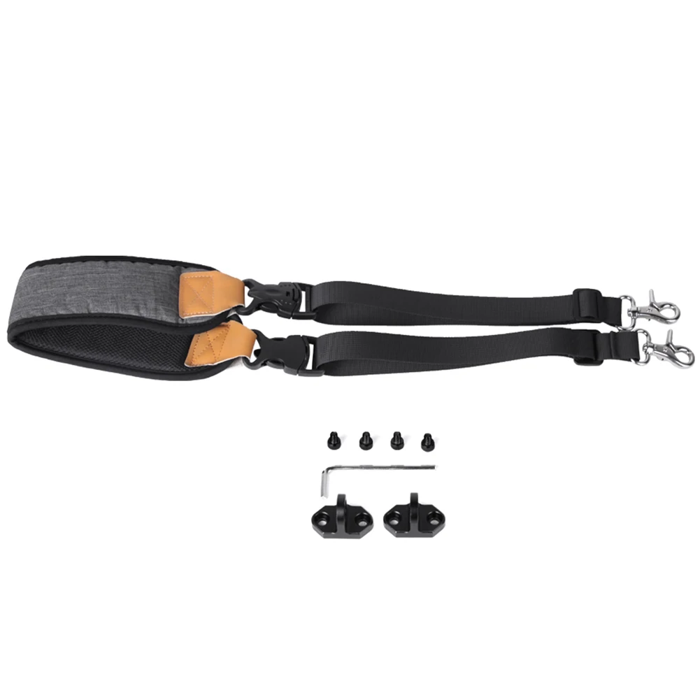 

Shoulder Belt Double Buckle Outdoor Handheld Gimbal Easy Install Adjustable Neck Strap Handsfree Compatible For DJI Ronin RSC 2